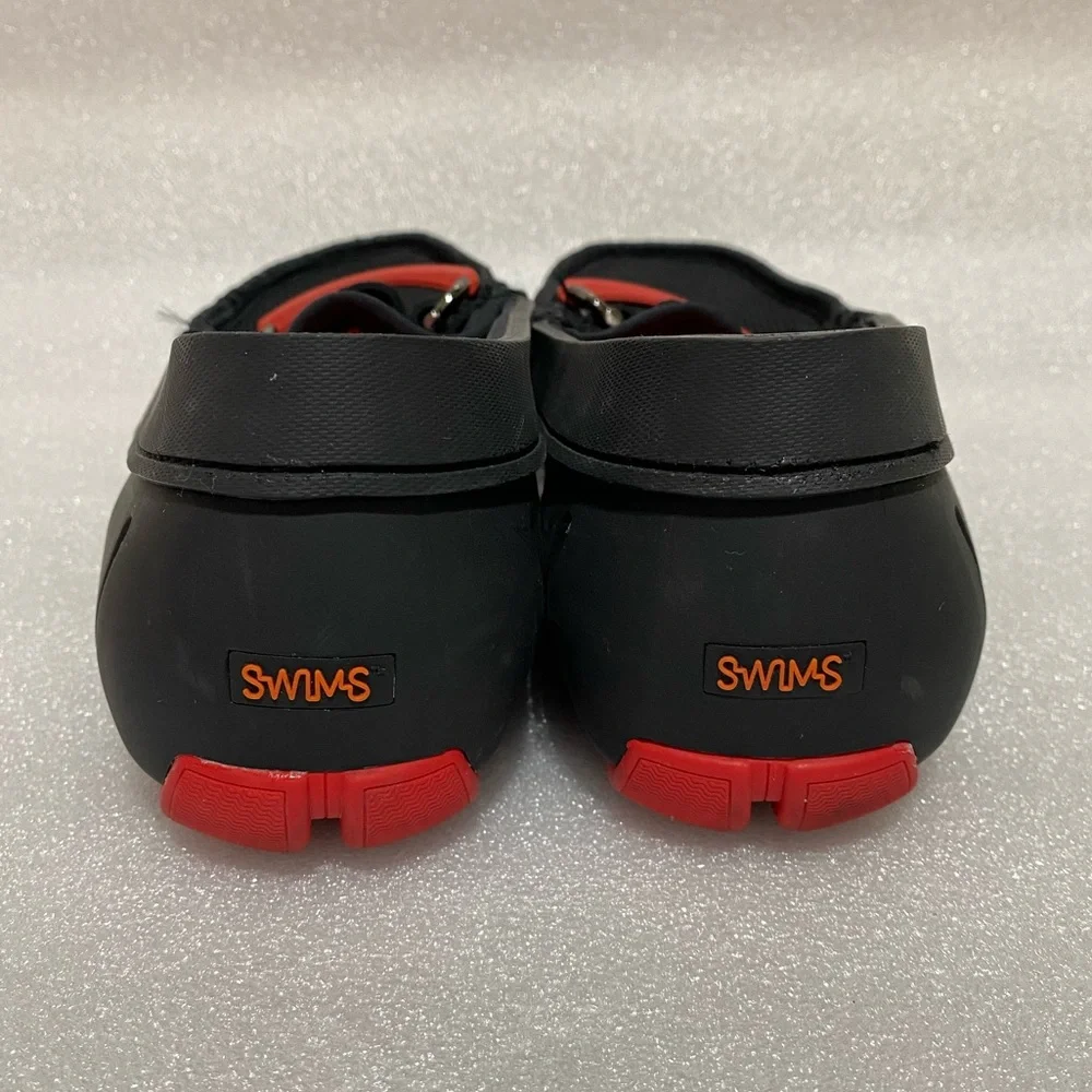 Swims Men’s Sporty Bit Loafer size 8 black red